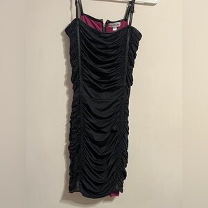Chic Black Strapless Dress